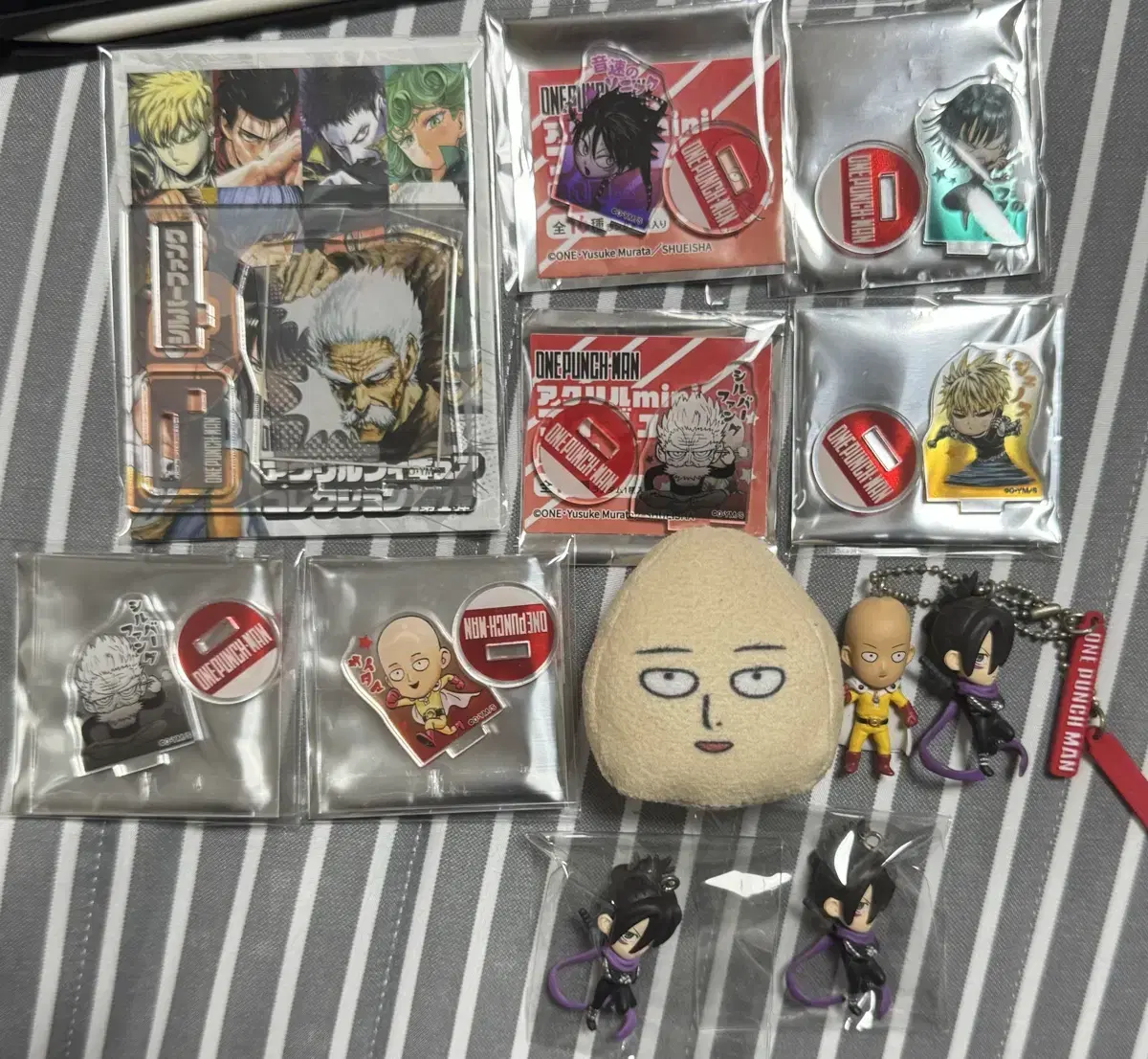 One-Punch Man Original Figure Miniaturized Acrylic Gacha Keyring Egg Doll