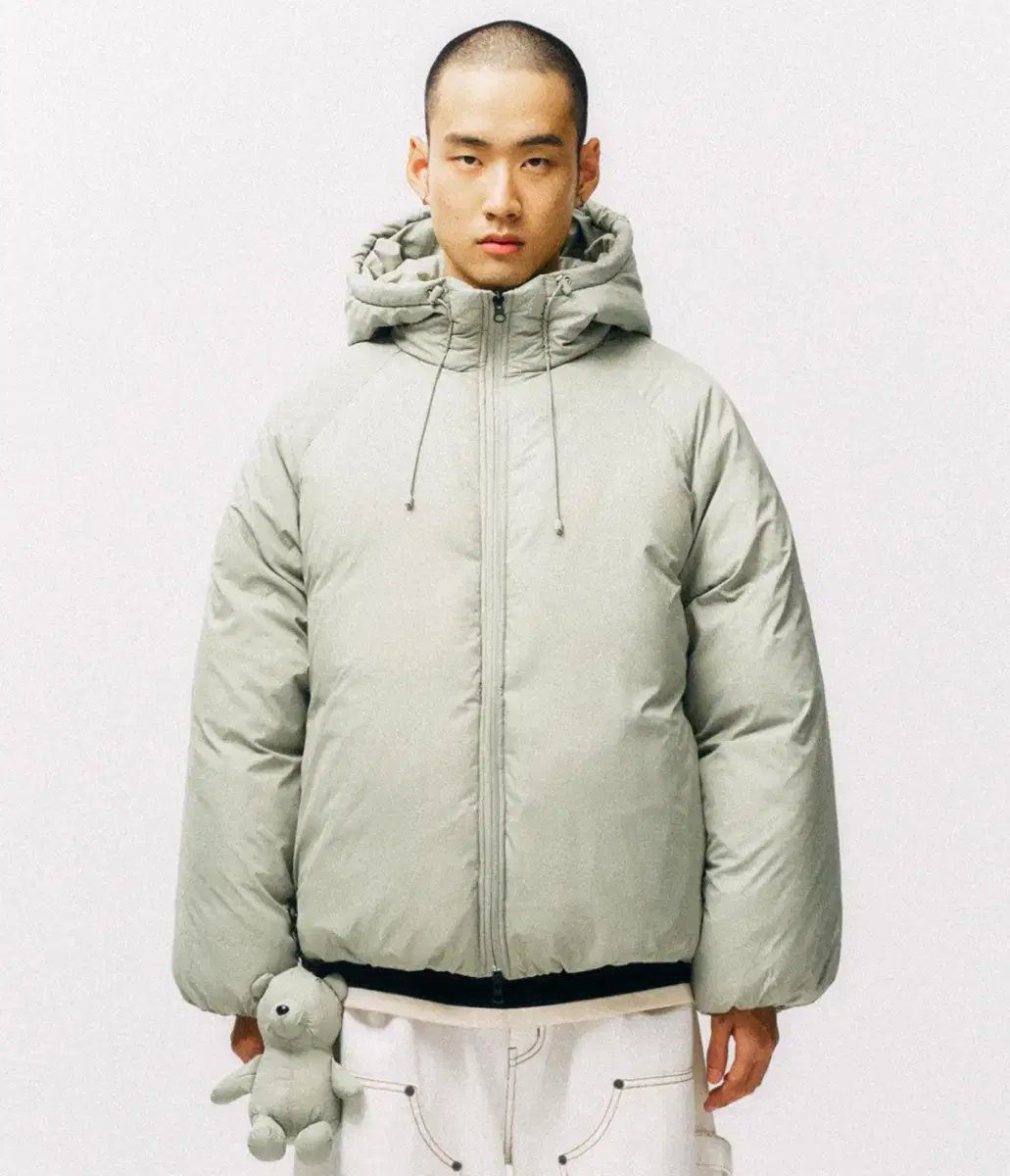 PHYPS BEAR PUFFER JACKET_KHAKI 팔아요