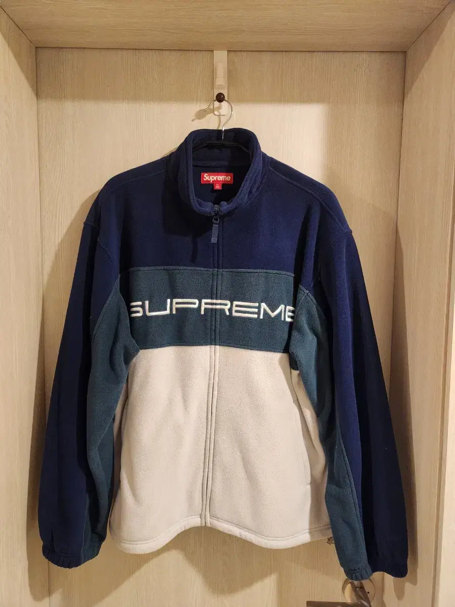 Supreme 23FW Polartec Zip Jacket Navy XL