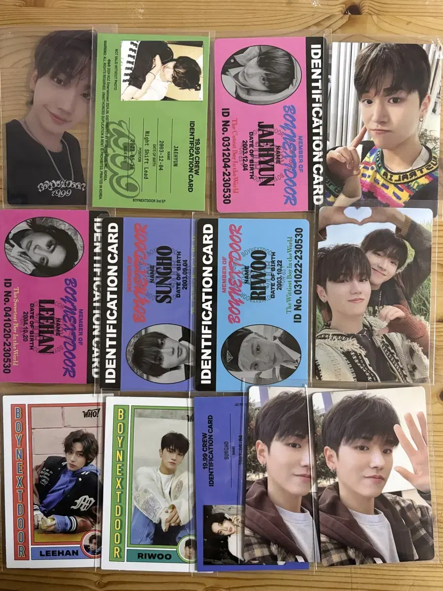 boynextdoor boynextdoor photocard wts,sell(0.1 each)