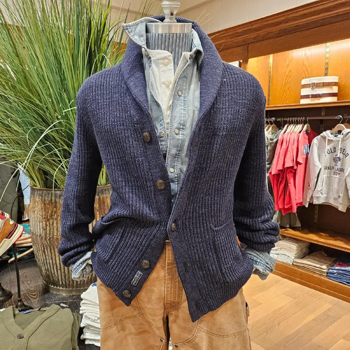 [XXL] Polo Ralph Lauren Shawl Kara Cardigan