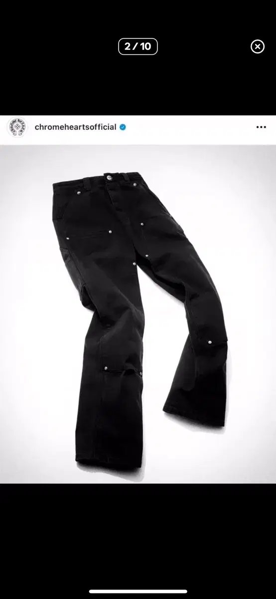 (32New)Chromehearts Carpenter Double Knee Pants