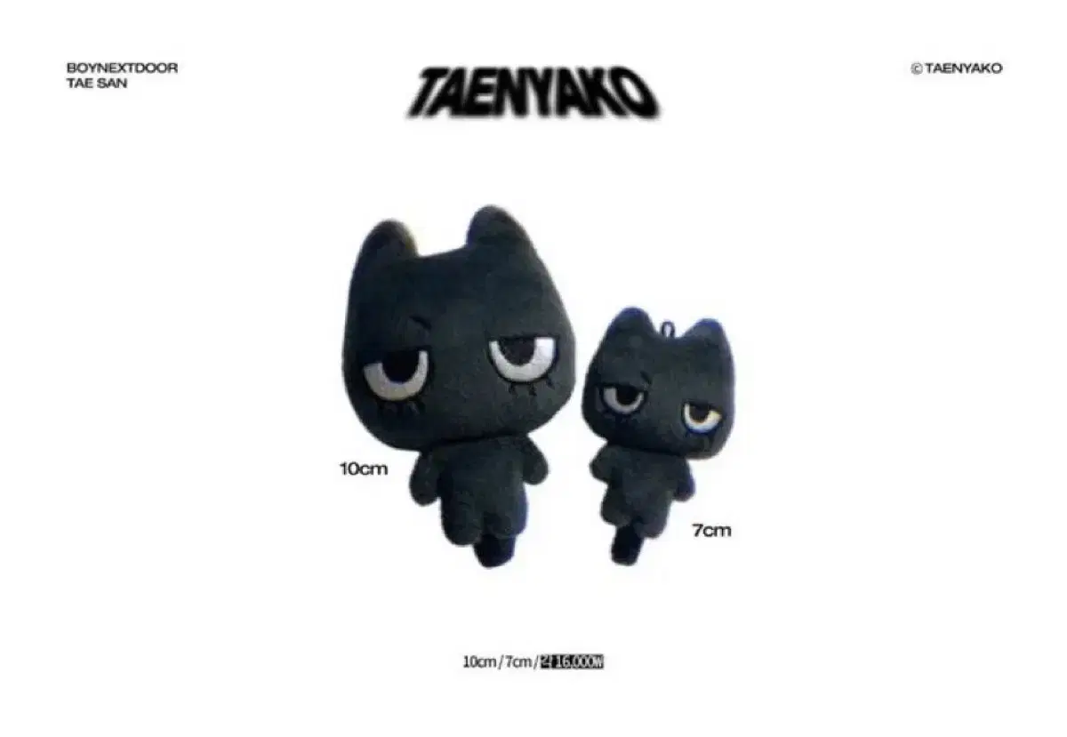 Tanyako 2nd 7cm wts boynextdoor boynextdoor Taesan