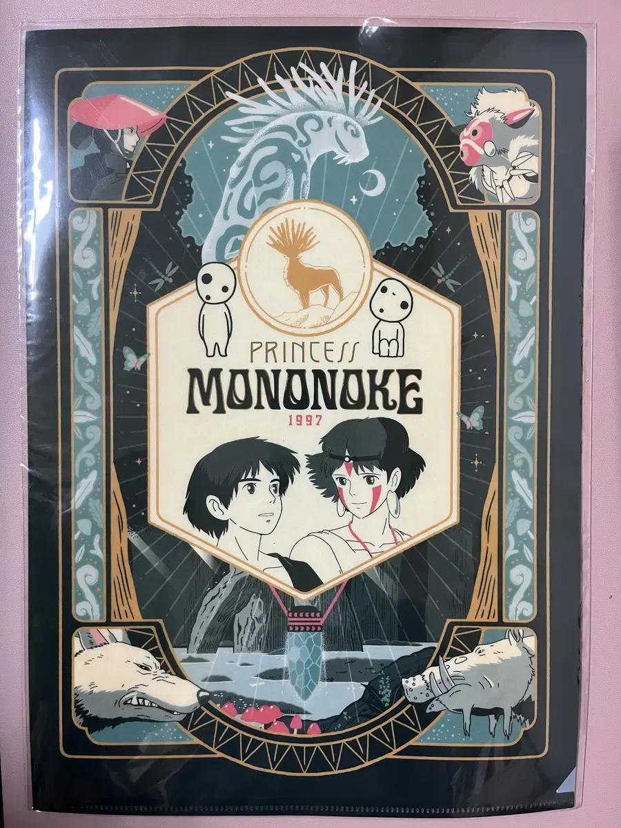 Mononoke Hime A4 Clearfile Ghibli Retrofilm