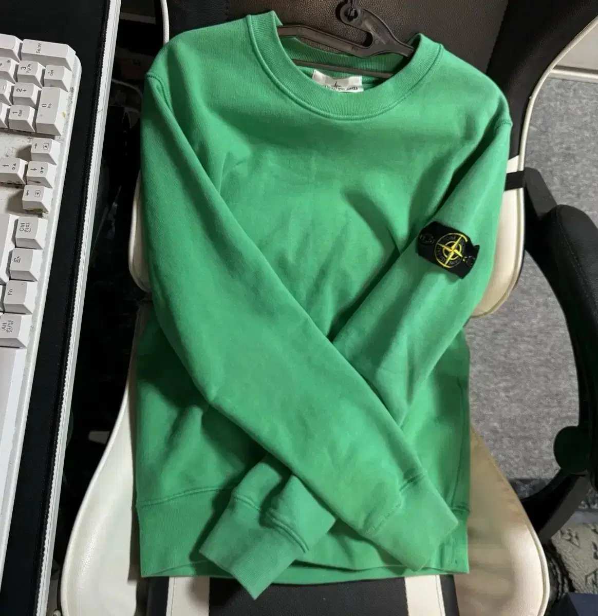 [size S] 21FW Stone Island Man-to-Man Green