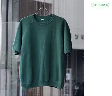 아프레쎄 A.PRESSE 빈티지 반팔 스웨트 셔츠 23S/S