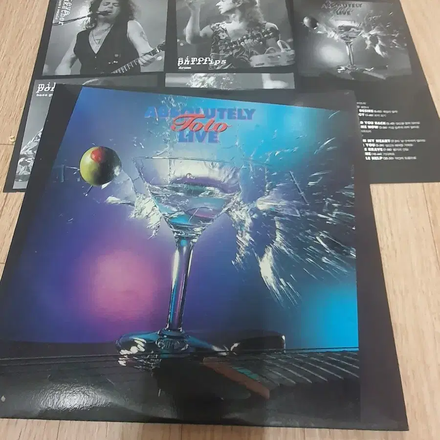 음반 /Toto live. 2lp