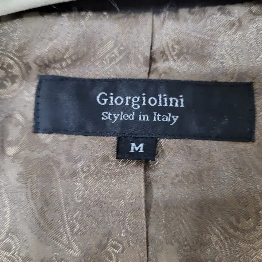 Giorgiolini 100% 염소가죽 블레이저 M