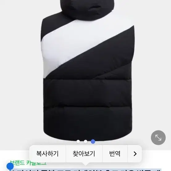 스파이더 패딩조끼