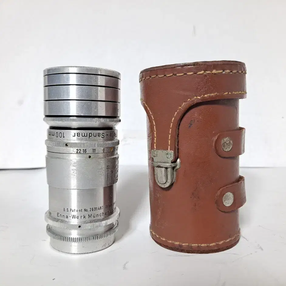 빈티지/앤틱 미국 Argus C3  카메라를 위한 100mm 망원렌즈