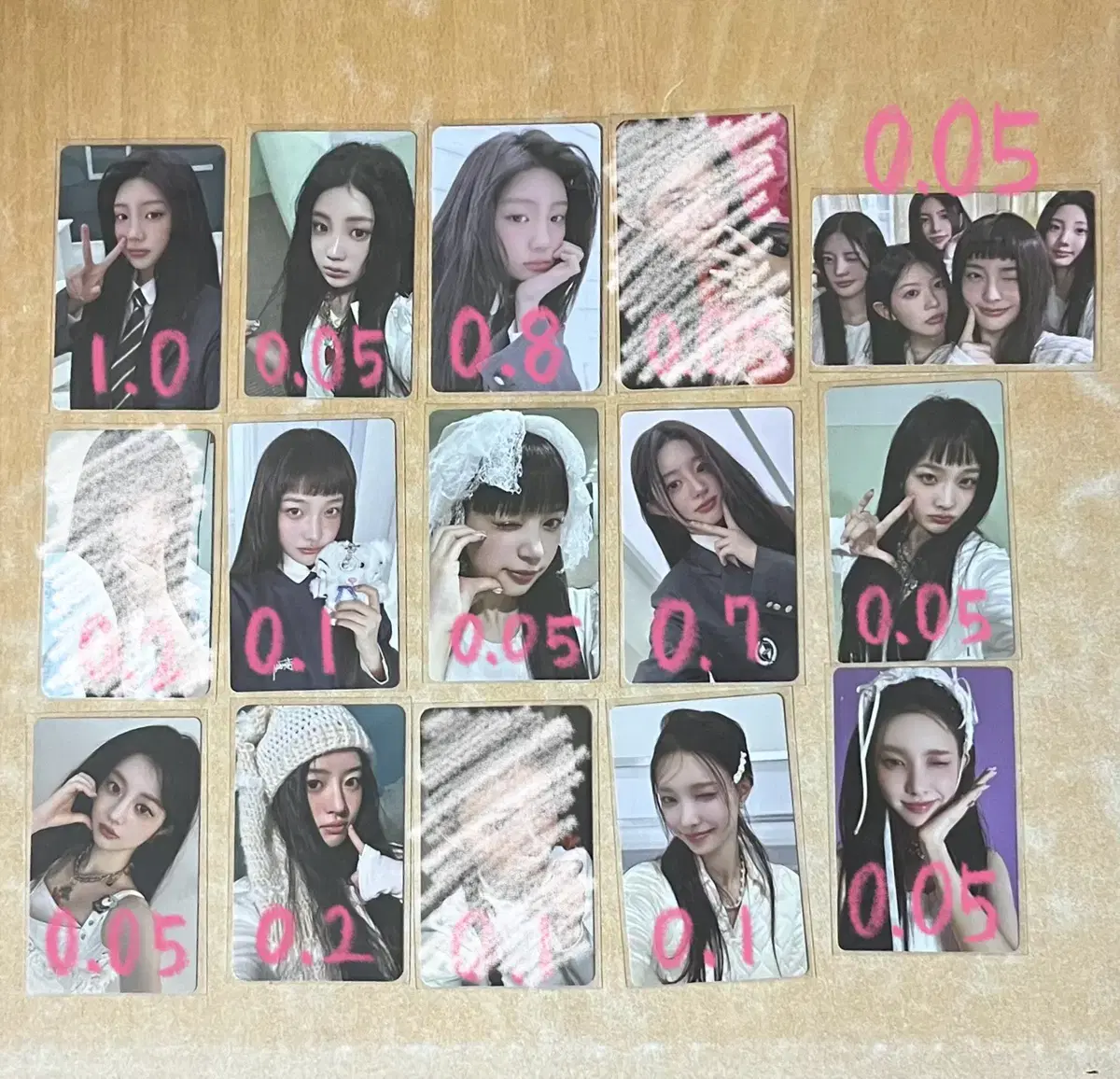 Aileet yoona Min Moka Wonhee Iroha Collective Unit photocard wts ld Alpo