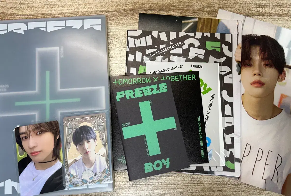 TXT Freeze Boy Photocard (Beomgyu) included unsealed album WTS