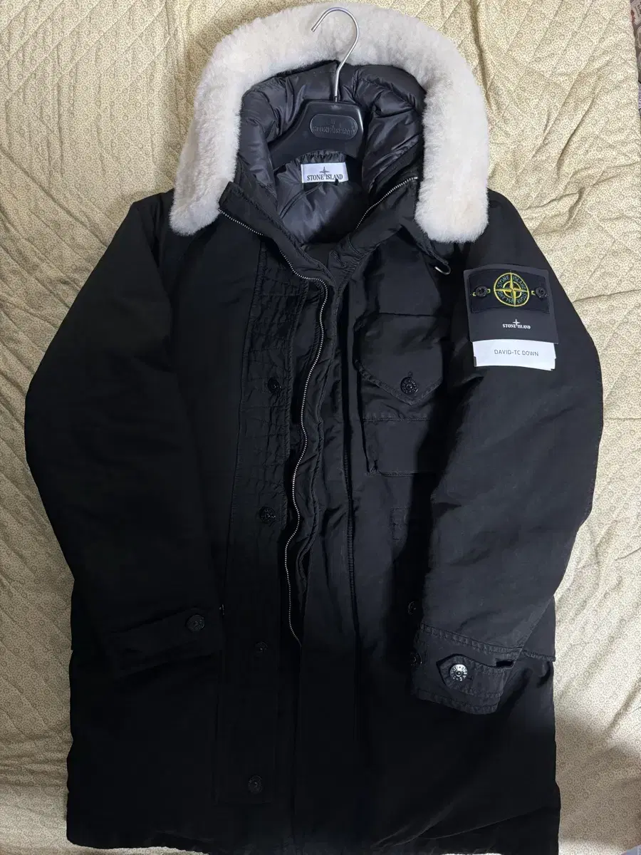 Stone Island 23FW DAVID DAVID TC Fleece Black S