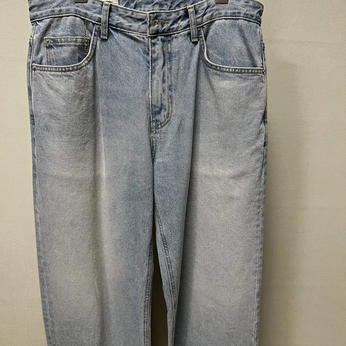 [2] 인더로우 5PK WIDE TAPERED DENIM 블리치