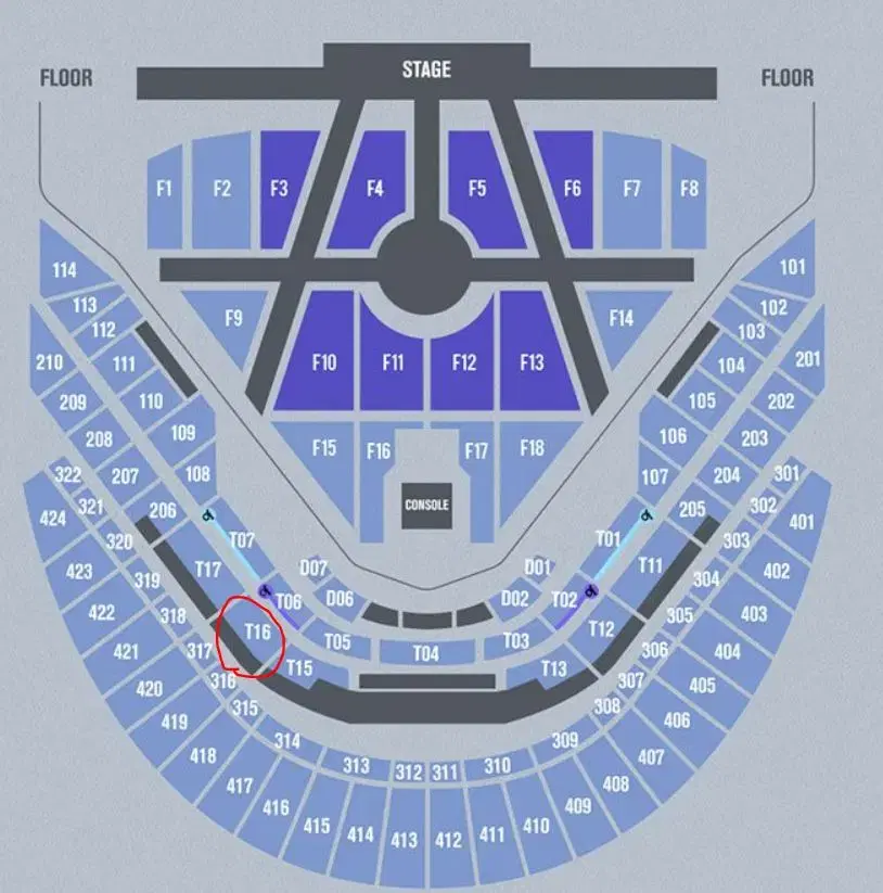 NCT DREAM 콘서트 첫콘 T16구역