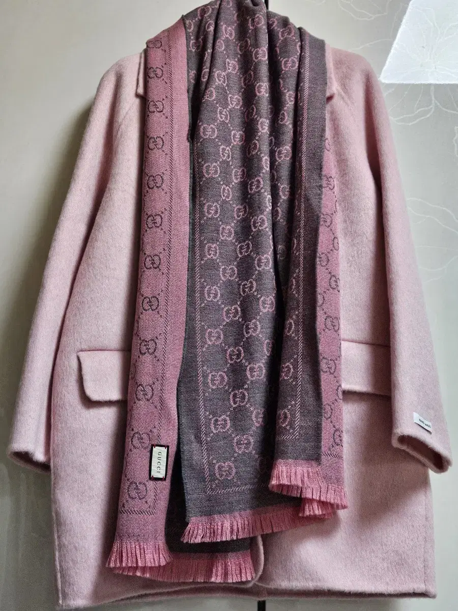 New Arrivals Strawberry milk-colored loose-fitting wool coat