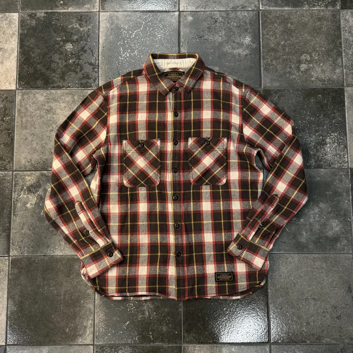 NAVER Hooded Lumber Check Shirt