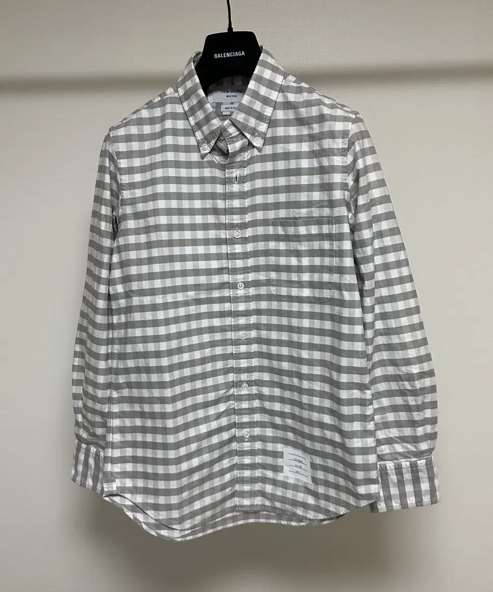 [95] Thom Browne Men's Check Shirt