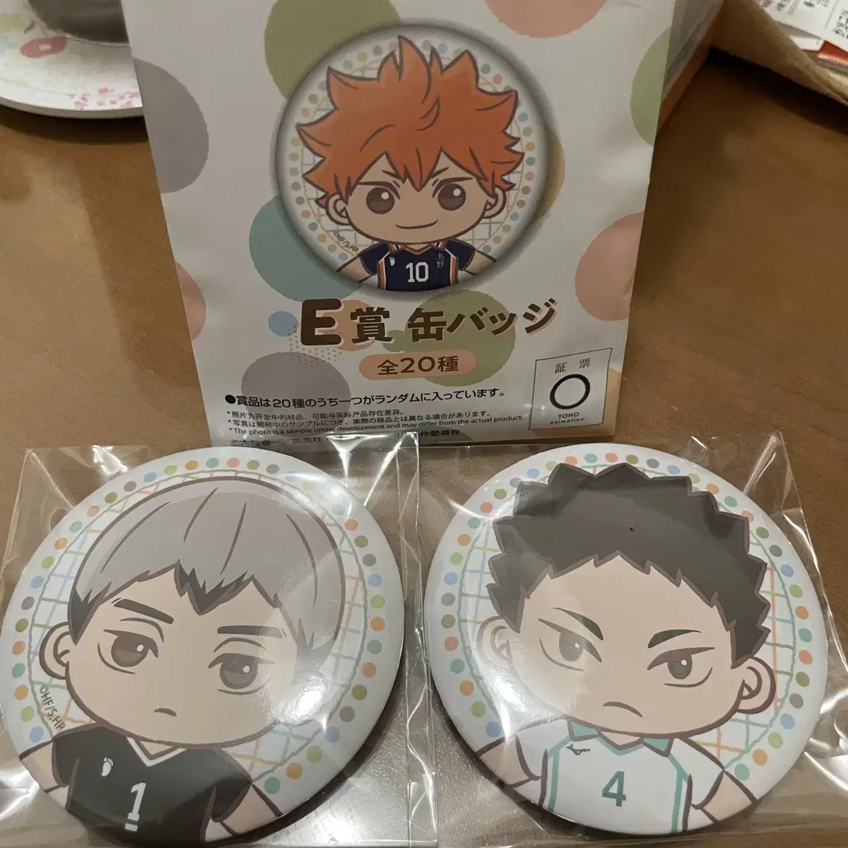 Haikyuu Sega Lucky Kuji First Lottery E Prize Kita Iwaizumi