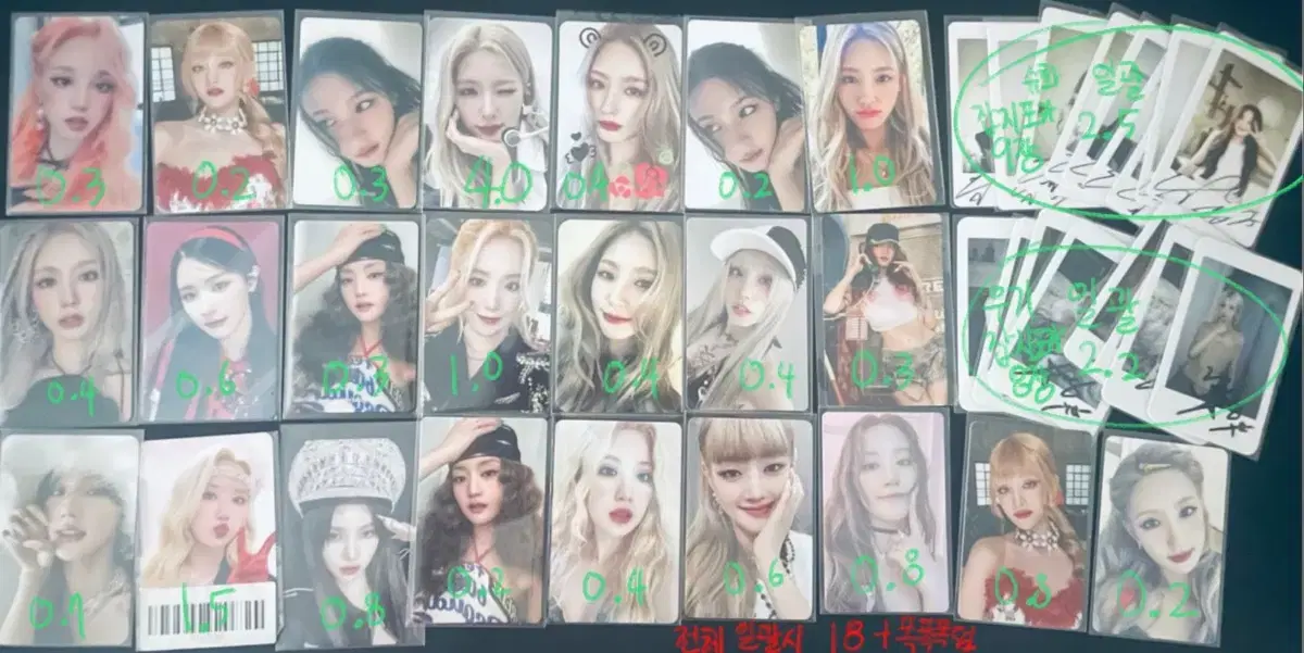 Girls' gidle photocards, posters, album, etc.