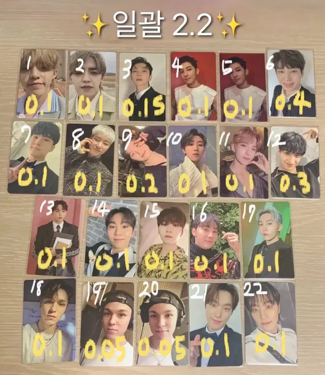 Seventeen s.coups joshua wonwoo hoshi woozi the8 dk seungkwan vernon dino Photocard