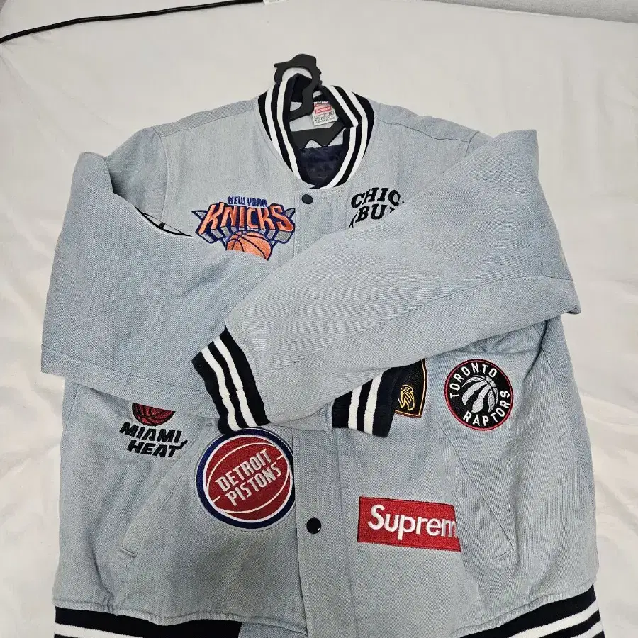 18SS 나이키 X 슈프림 NBA 팀 웜업 자켓XL