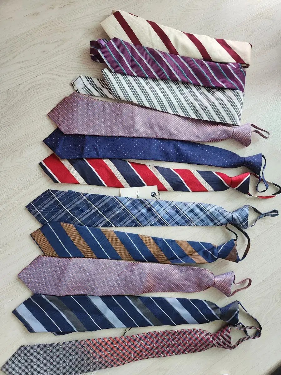 Ties. New items.