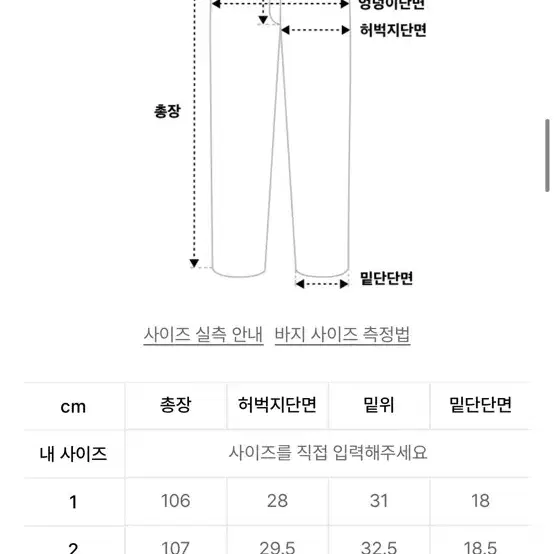 그레일즈 바지