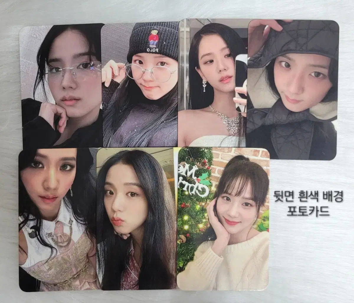 Black Pink jisoo unofficial goods photocard