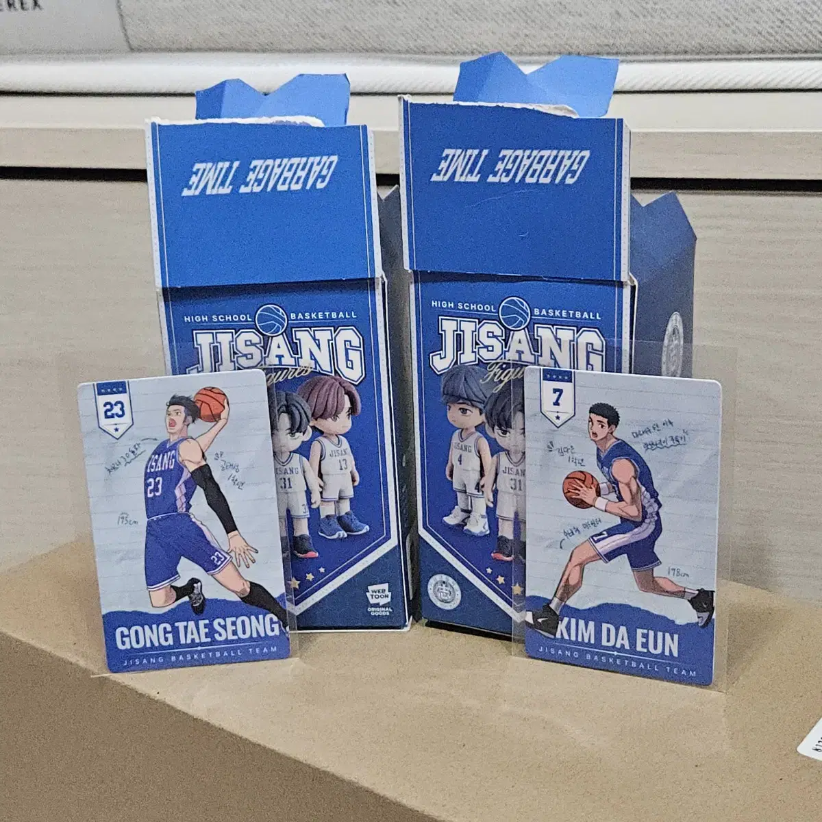 Garbage Time Gakta pop up Kim Da Eun Gong Tae Sung figure bulk sells