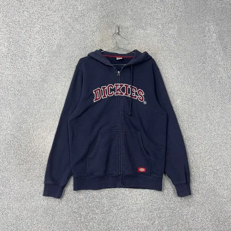 Dickies Embroidered Logo Navy Hoodie L