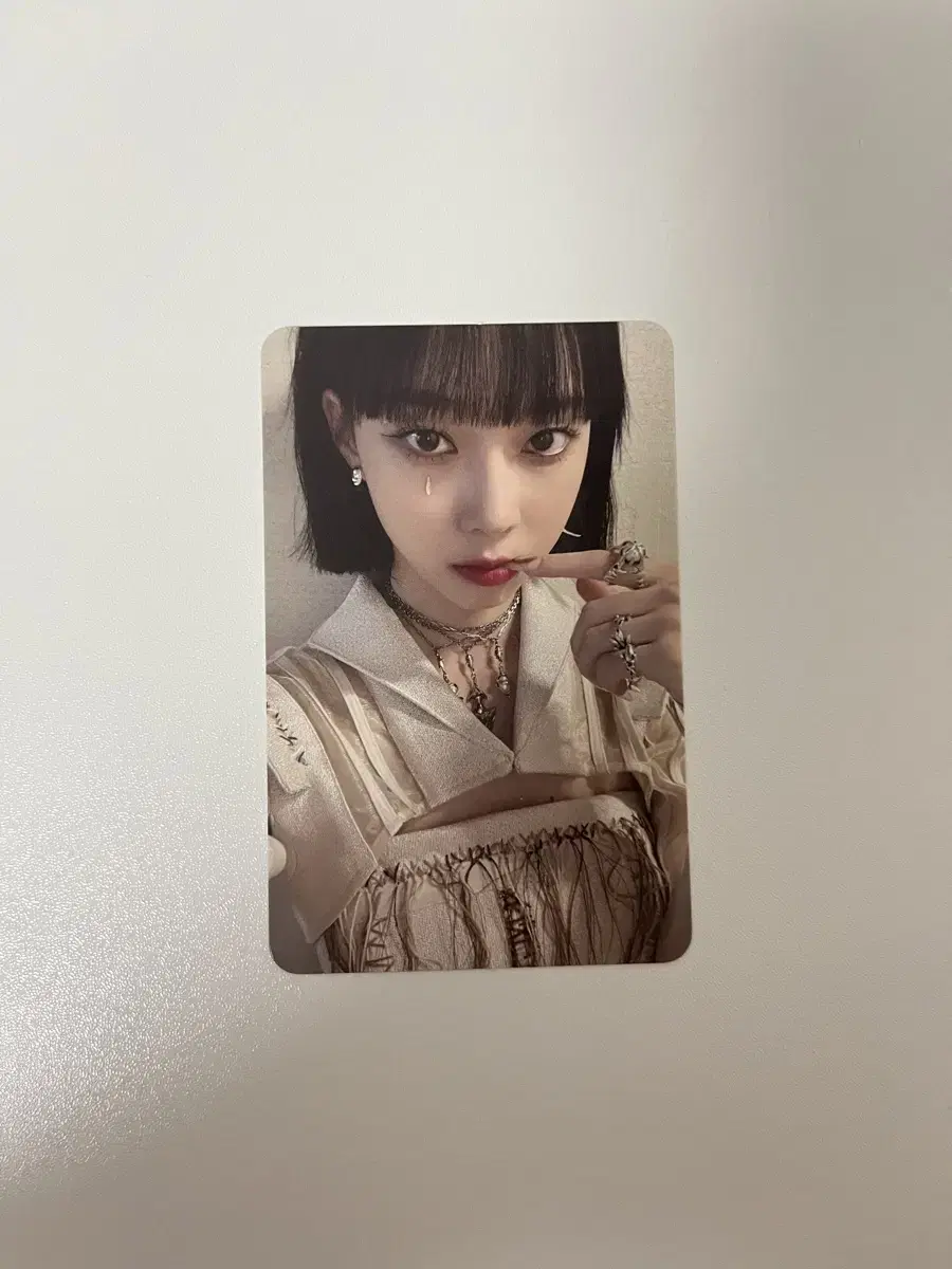 Aespa winter Savage TearsPoca photocard Photocard