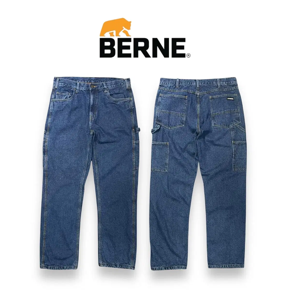 BERNE 카펜터 데님팬츠