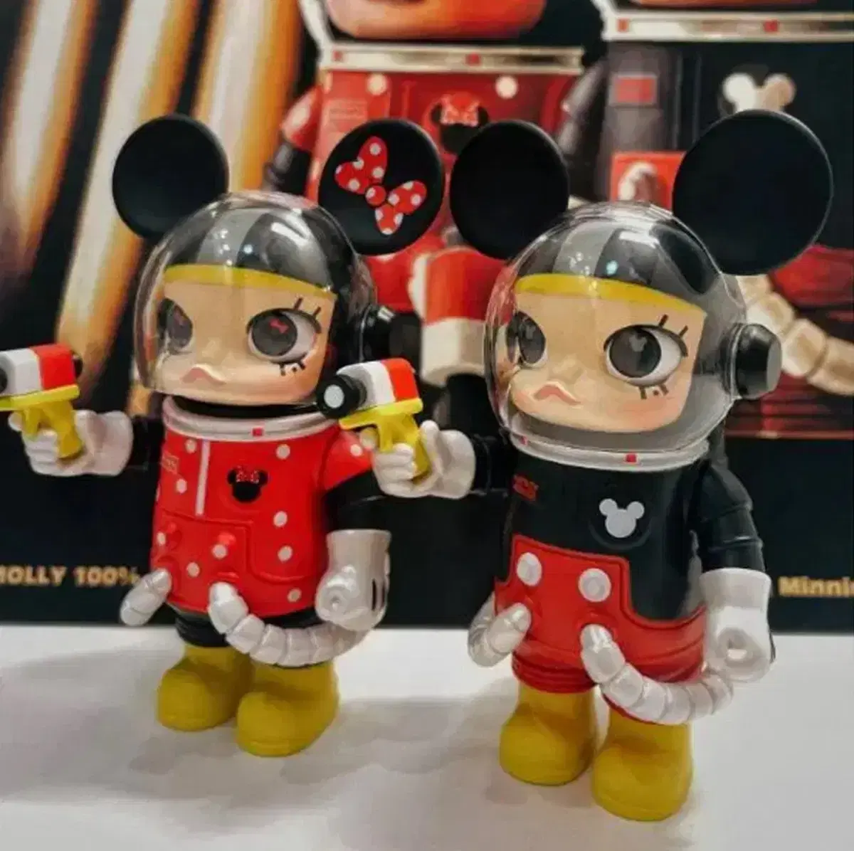 [해외] popmart molly mickey & minnie 100 팝니다