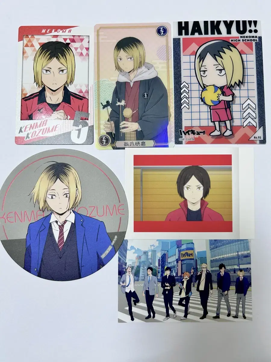 Haikyuu Kenma Clearcard Pasha New Year hologram Tokyu Collaboration Coaster Photocard