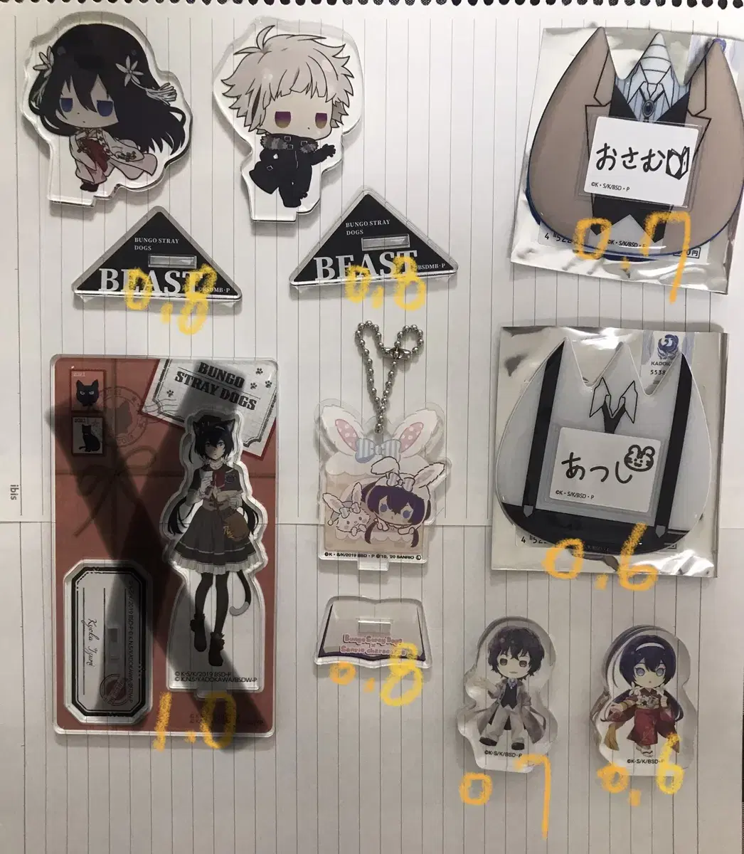 Moons Dog Kyoka, Dazai, and Atsushi merchandise for sale!