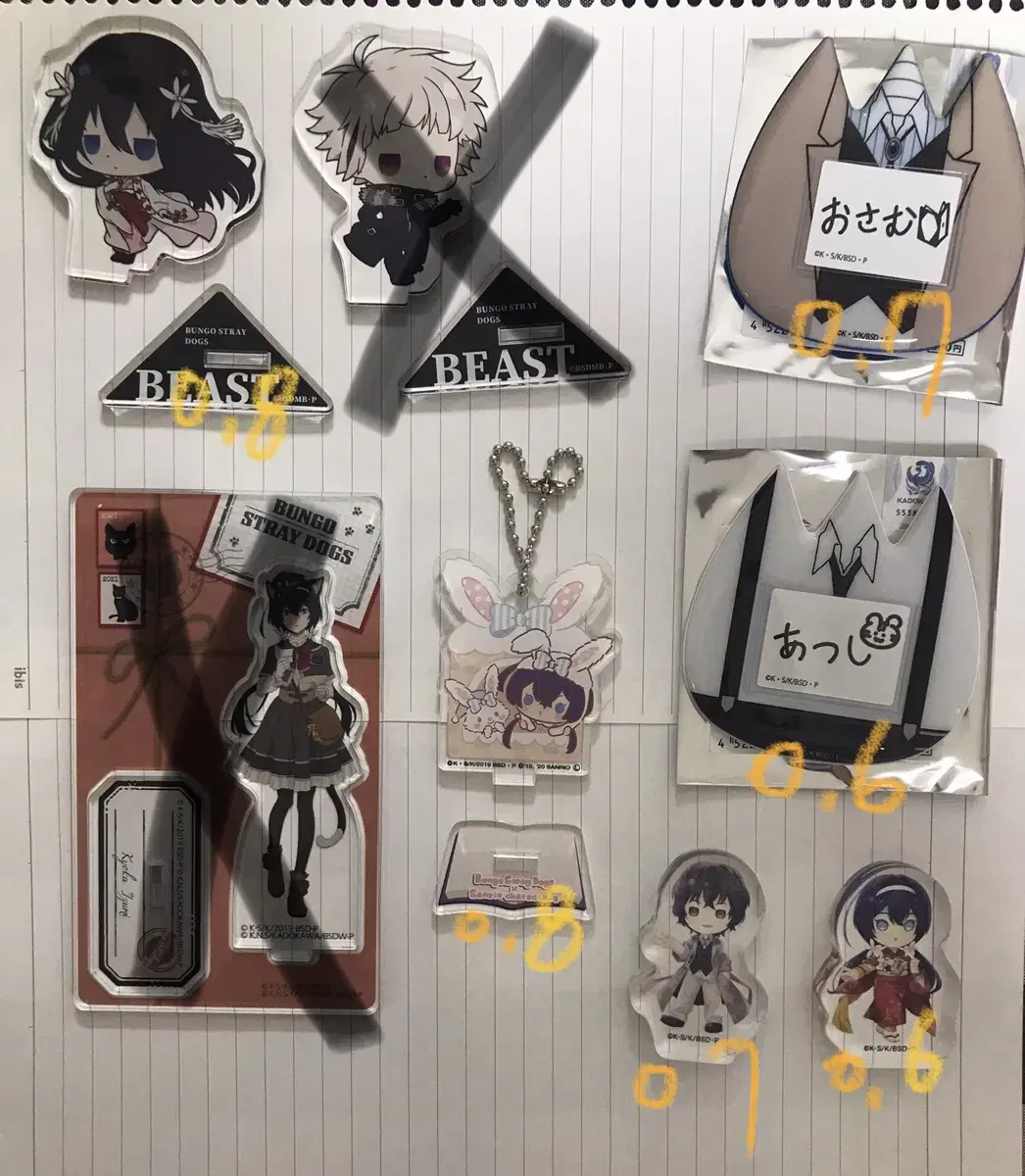 Moons Dog Kyoka, Dazai, and Atsushi merchandise for sale!