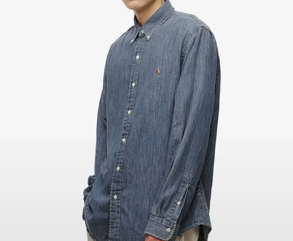 Polo Custom Fit Denim Shirt