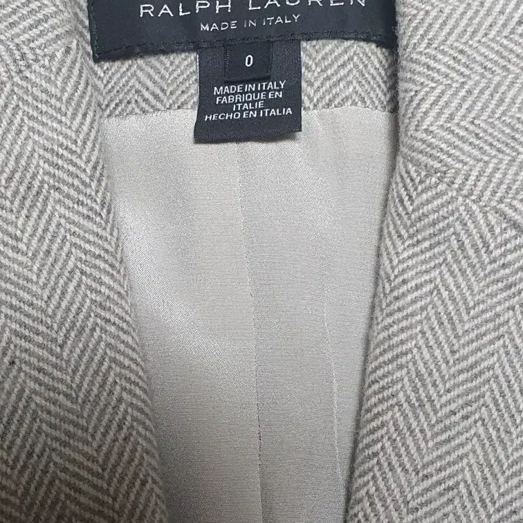 랄프로렌 RALPH LAUREN 블랙라벨 헤링본 메리노울 자켓 (0)