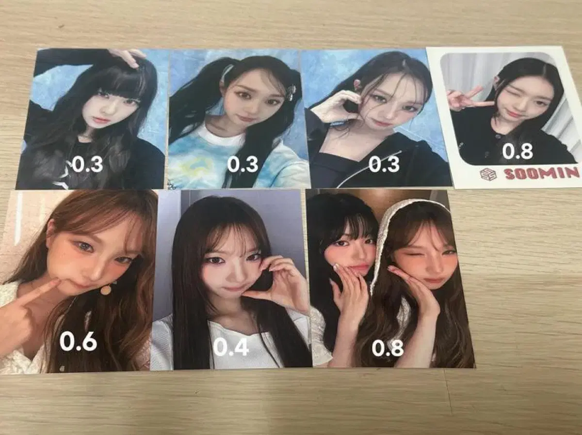 Triples sumin Hayeon photocard pre-order benefit WTS