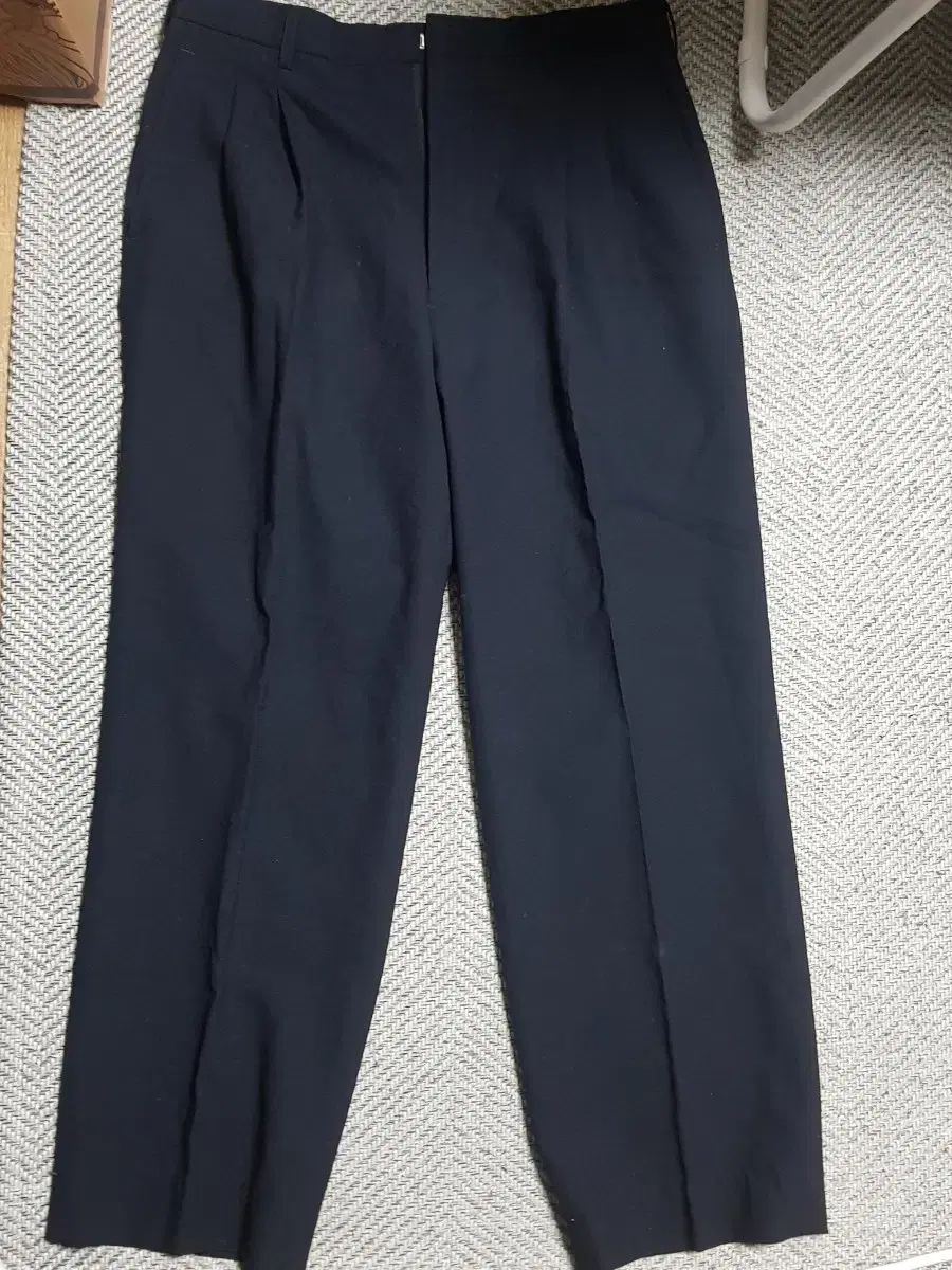 Navy Slacks Trousers 30