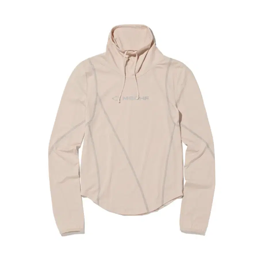 미스치프 MSCHF DRAPED TURTLENECK TOP BEIGE