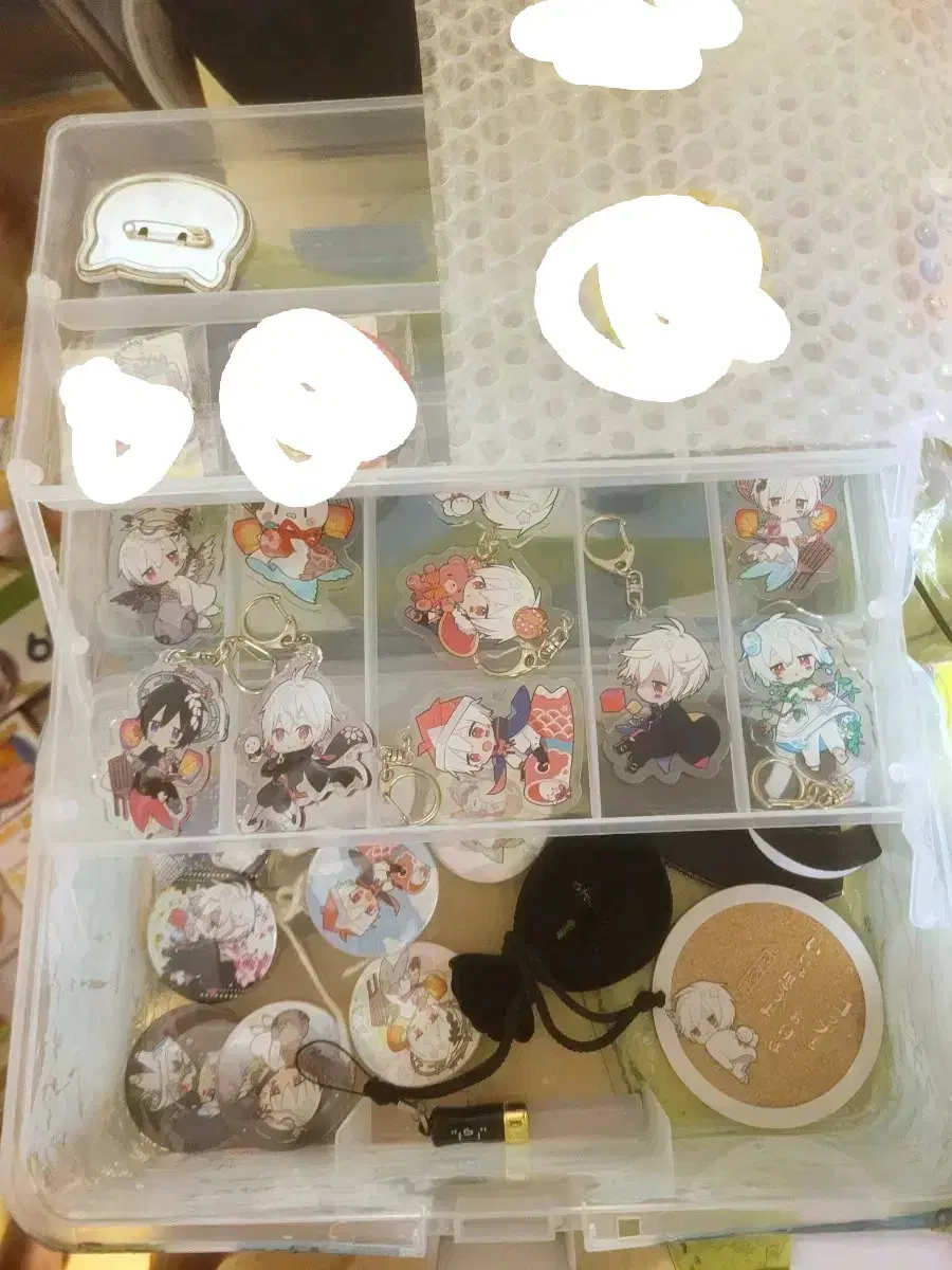 Mafumafu Goods Can Badge acrylic keyring Mask Coasters Mini Penlight