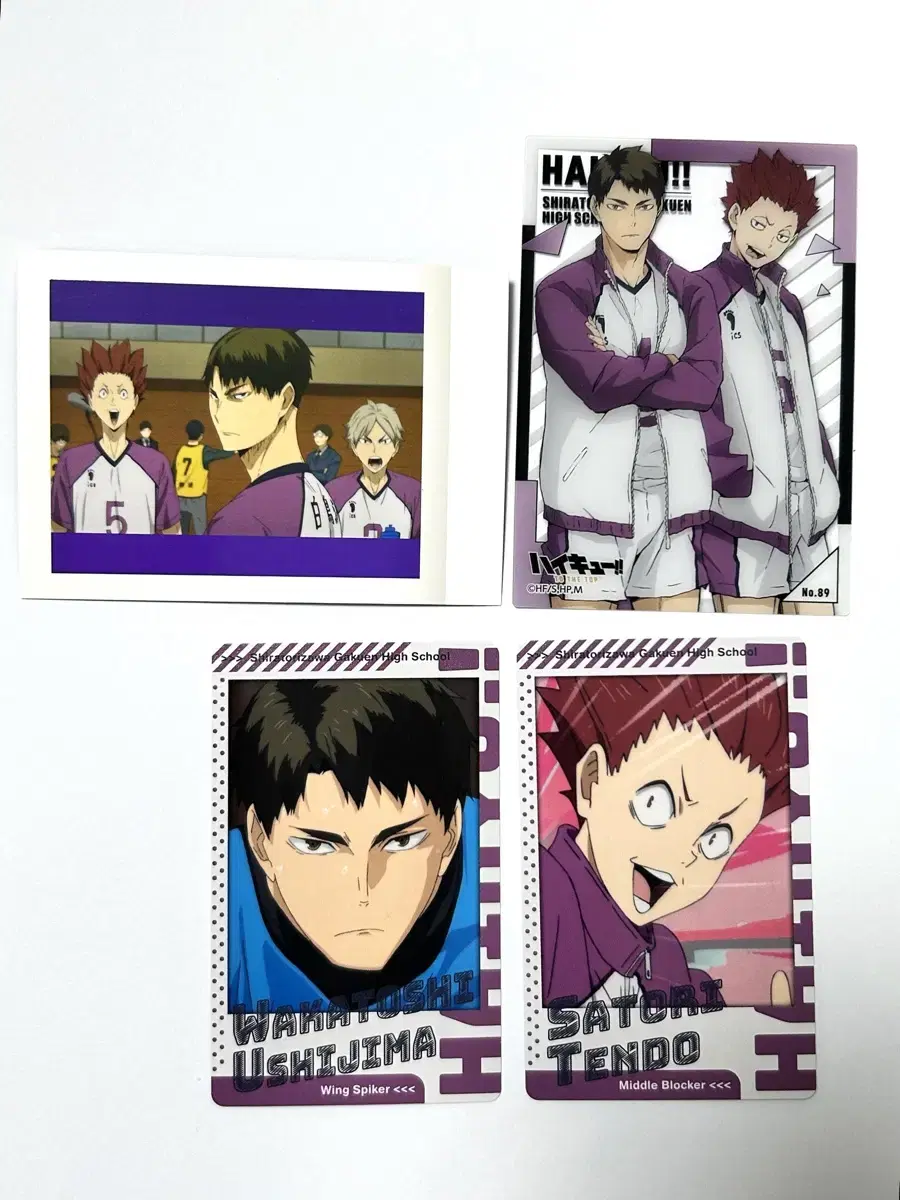 Haikyuu Ushijima Tendo Pasha Clear Card photocard in bulk