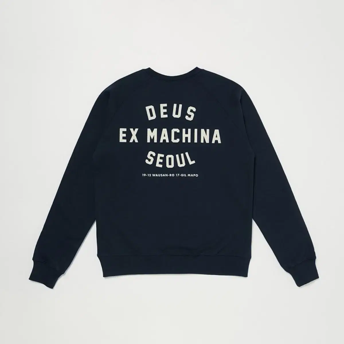 Deus Ex Makina Seoul Man-to-Man Navy L