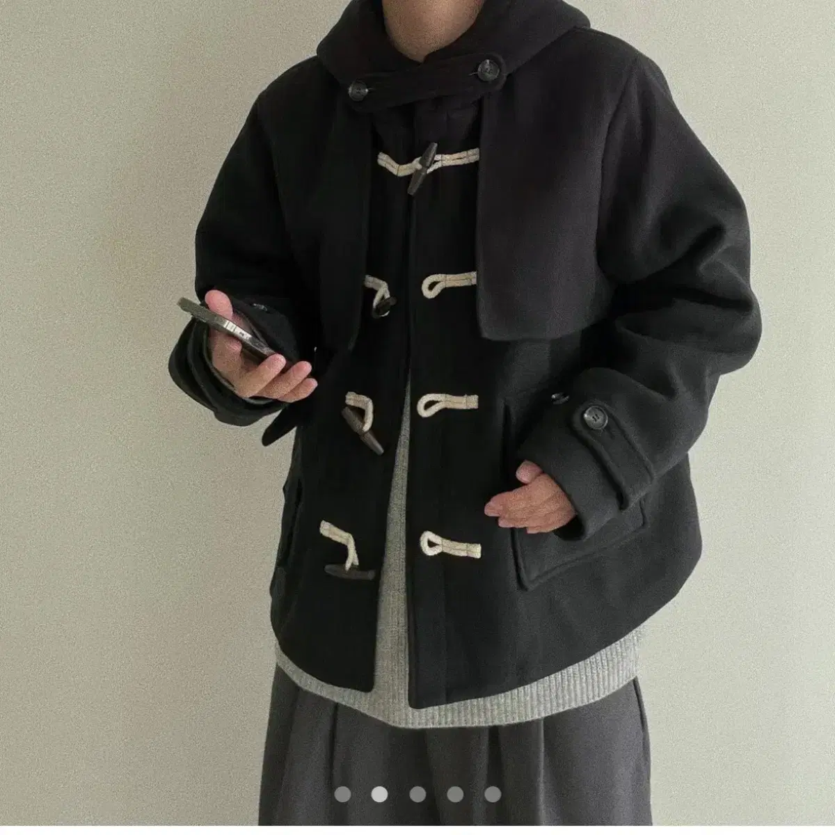 Levi Duffel Tteokbokki Short Coat