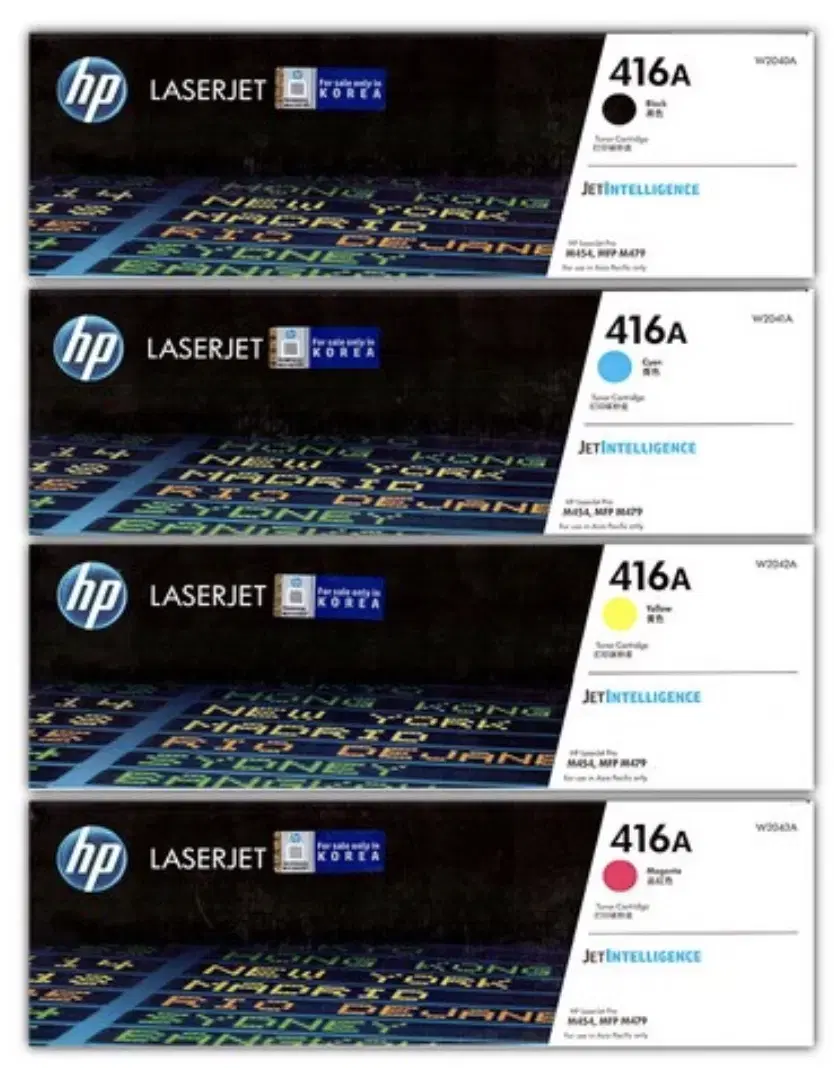 HP 416A 4색 셋트 정품 토너 저렴하게  판매합니다