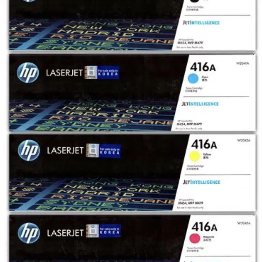 HP 416A 4색 셋트 정품 토너 저렴하게  판매합니다