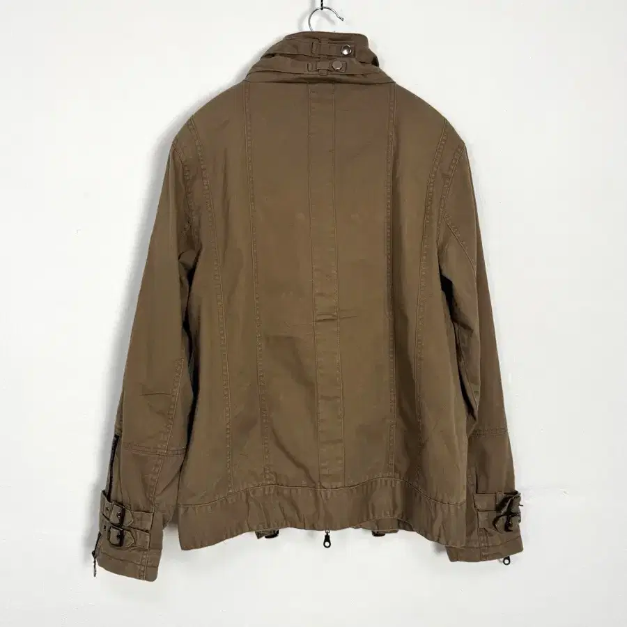 In the antic utility military jacket