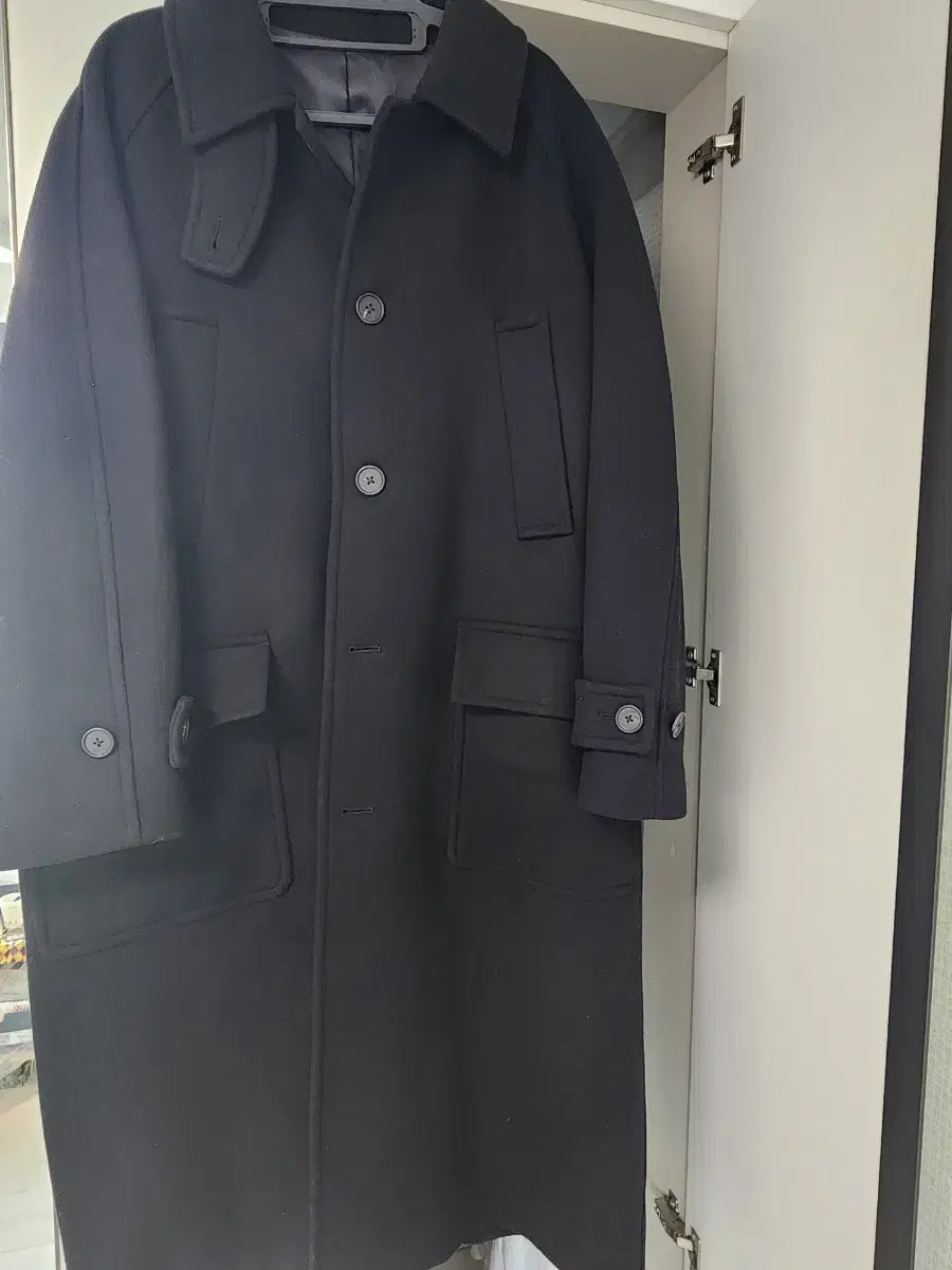 Gentleman's Cashmere Blend Balmacan Coat (one-time wear)